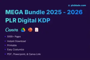 MEGA 2025 - 2026 Planner Canva Template Collection